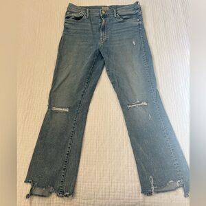 Mother insider crop step chew - worn a handful of times in excellent condition.